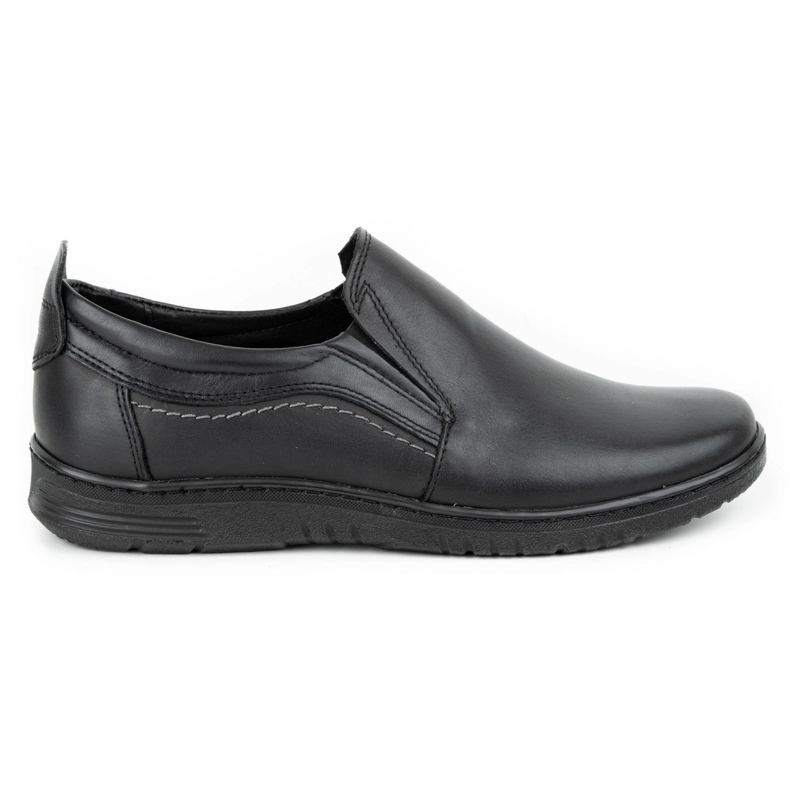 Olivier Leather men's shoes 727MP black Olivier Leather men's shoes 727MP black
