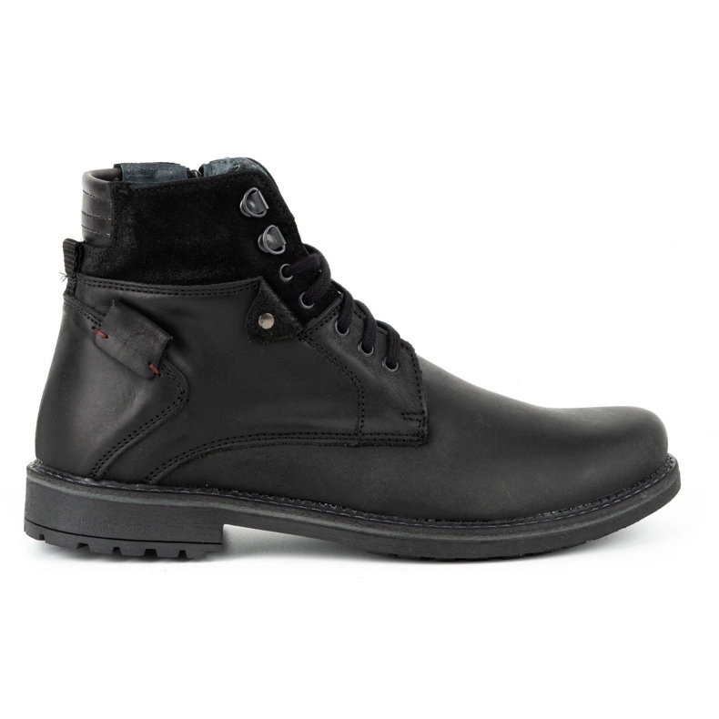 Olivier Men's winter leather boots 135GT black