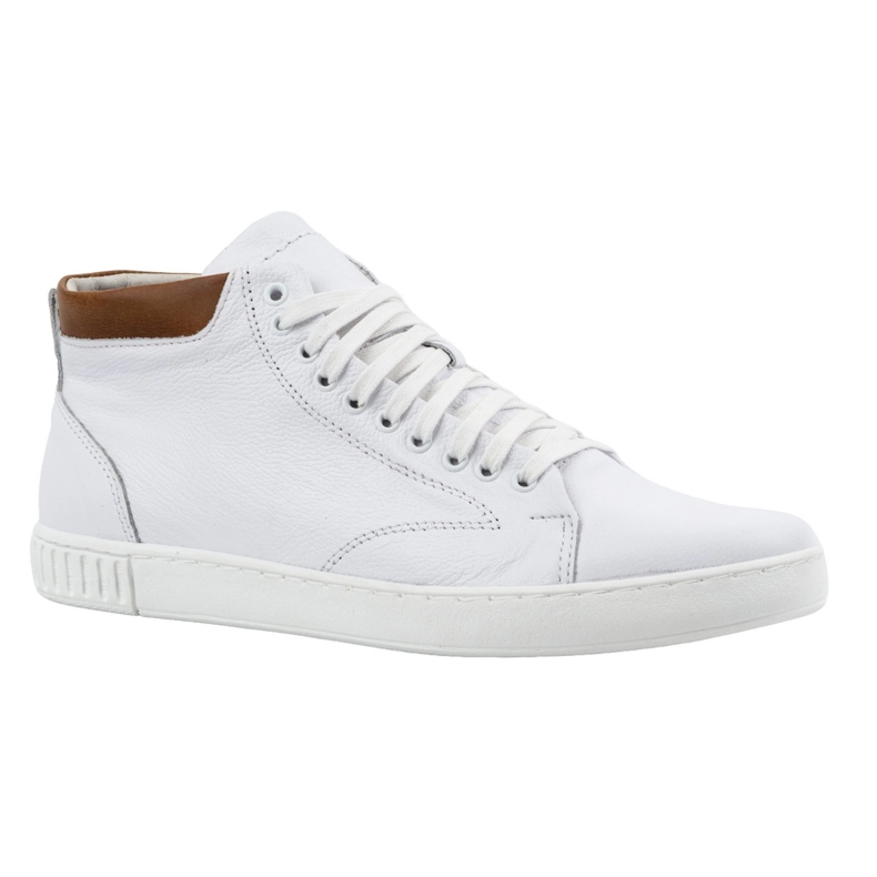 Polbut Men's leather creepers shoes 2108sw white Polbut Men's leather creepers shoes 2108sw white