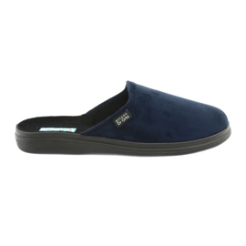 Befado 125m slippers for diabetics navy blue