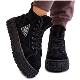PM1 High Insulated Suede Sneakers Black Evren