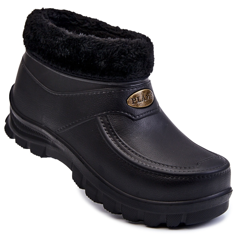 PM2 Men's Insulated Foam Rain Boots Black Tanyo