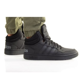 Adidas Hoops 3.0 Mid Wtr M GZ6679 shoes black KeeShoes