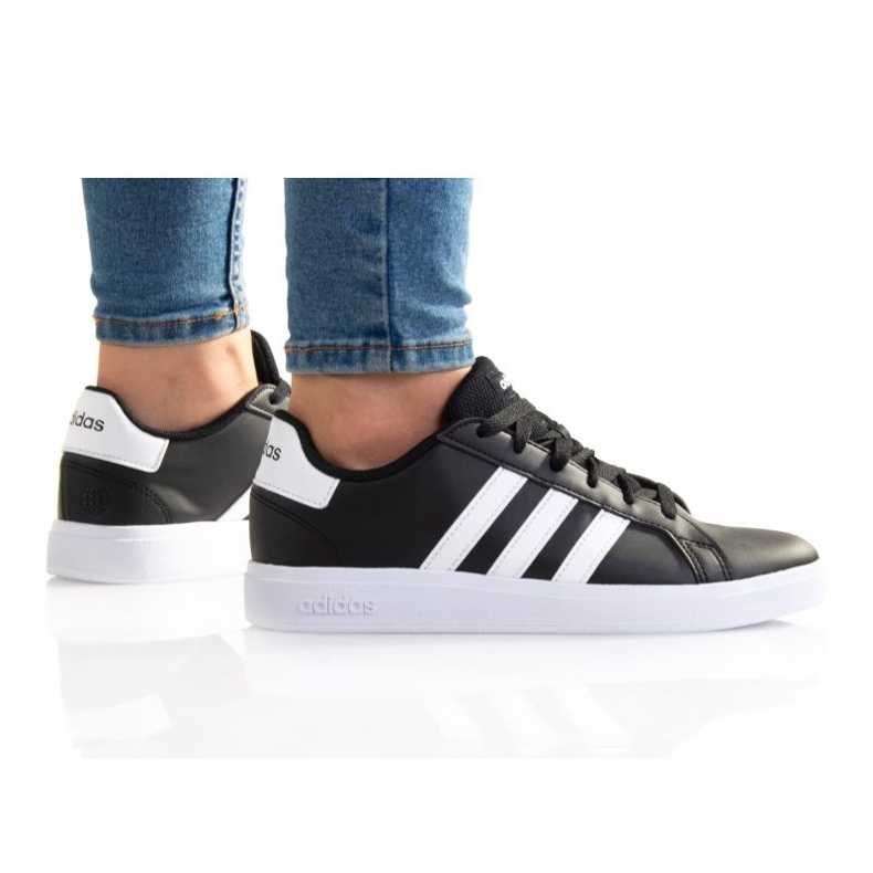 Adidas Grand Court 2.0 K GW6503 shoes black Adidas Grand Court 2.0 K GW6503 shoes black