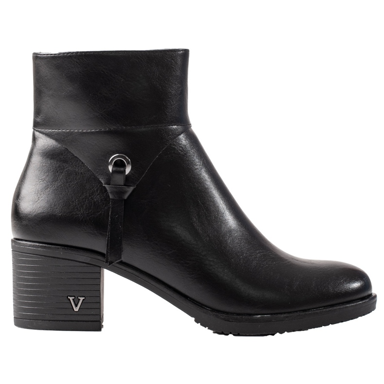 W. Potocki Women's boots Potocki on a wide black post