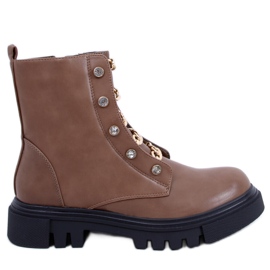 Military boots Lopez Taupe brown Military boots Lopez Taupe brown