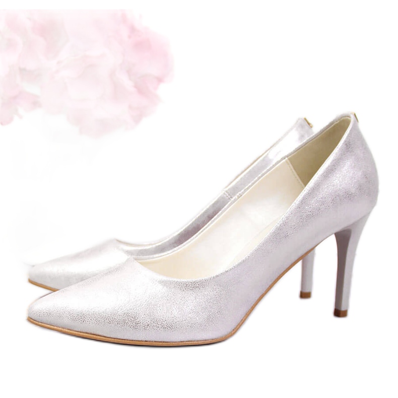Juma powder pink sparkling heels