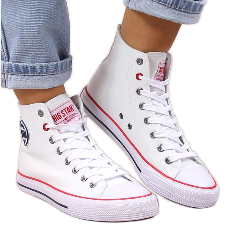 Big Star T274026 white high-top sneakers
