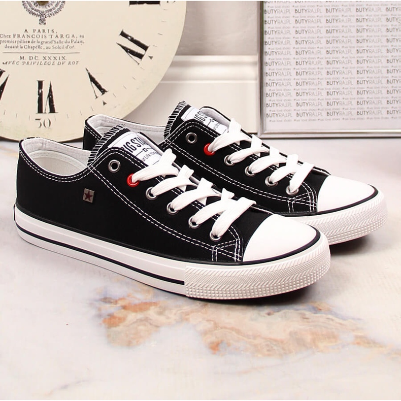 Black half sneakers Big Star T274023