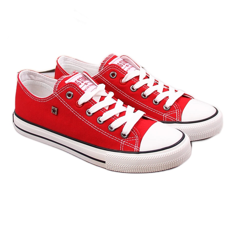 Red half sneakers Big Star T274020