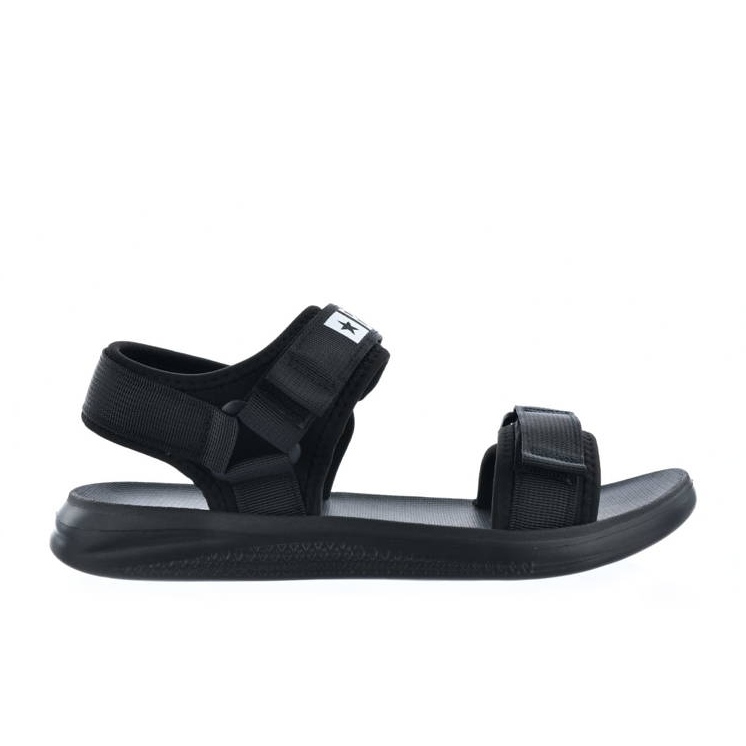 Big Star HH174842 black men's sports sandals with velcro