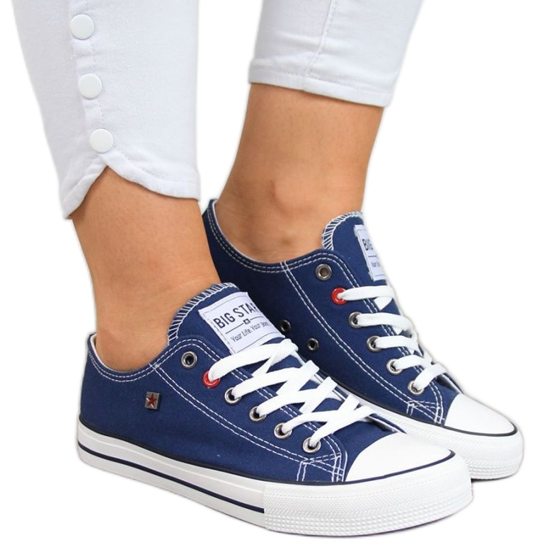 Shoes, sneakers Big Star W T274021 INT343 navy blue