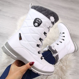 American Club waterproof snow boots W AM516B white