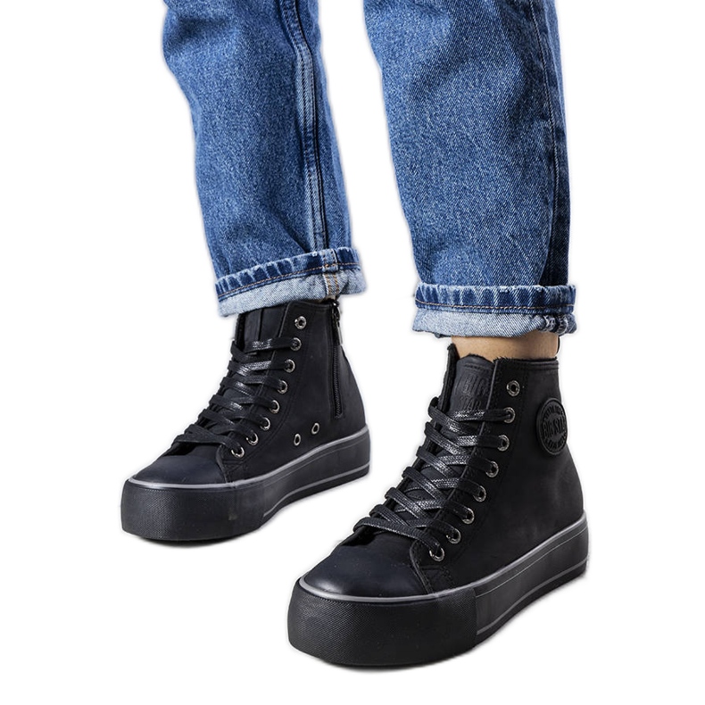 Black insulated sneakers Big Star KK274173 Black insulated sneakers Big Star KK274173