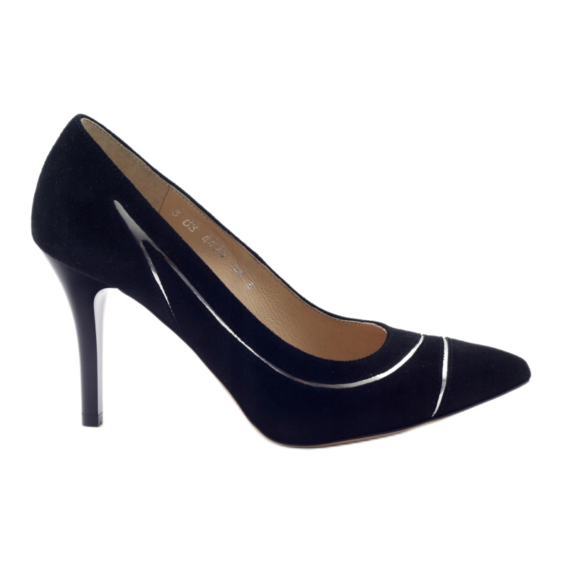Pumps for women stilettos Anis 4474 black silver