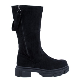 BM Women's flat boots Slade Black