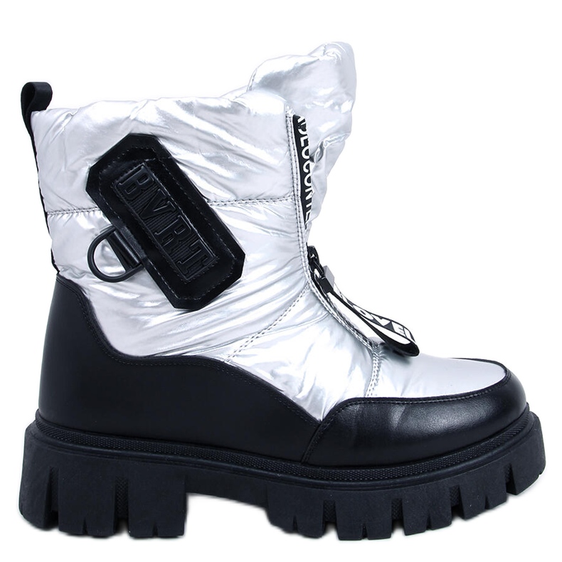 PA1 Wells Silver women's snow boots black