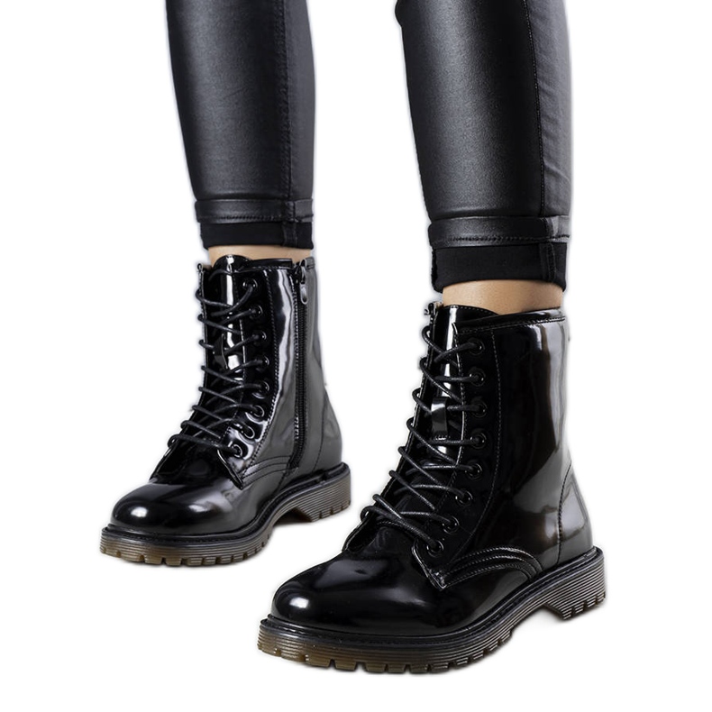 BM Rhys black patent boots BM Rhys black patent boots