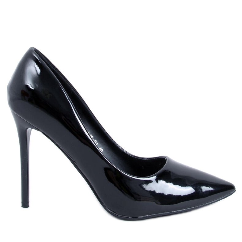 PA1 Women's high heels lacquered Rutina Black