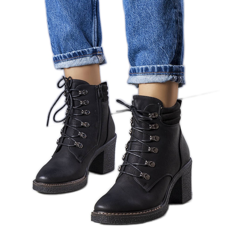 PA1 Black ankle boots from Zev