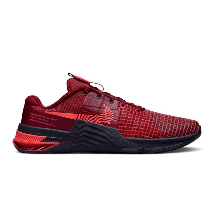 Nike Metcon 8 M DO9328-600 shoes red Nike Metcon 8 M DO9328-600 shoes red