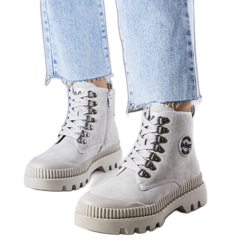 Gray insulated boots LCJ-22-44-1340L Lee Cooper grey Gray insulated boots LCJ-22-44-1340L Lee Cooper grey