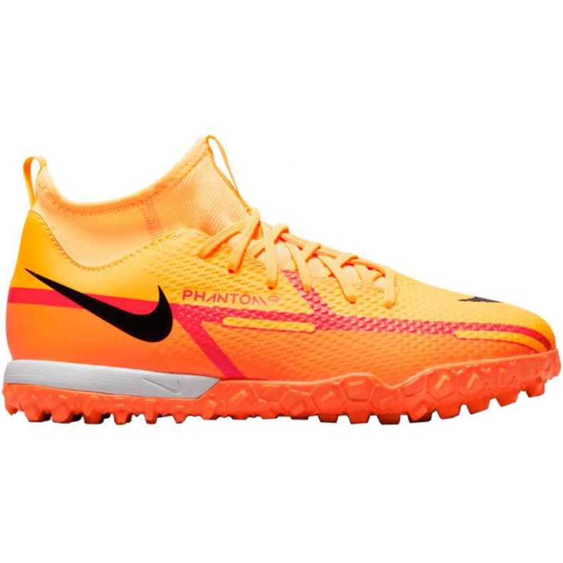 Nike Phantom GT2 Academy Df Tf Jr DC0818 808 football shoes orange oranges and reds