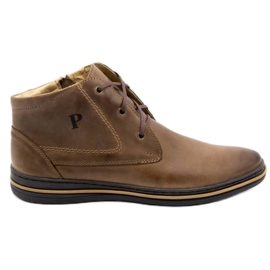 Polbut 339 brown men's shoes