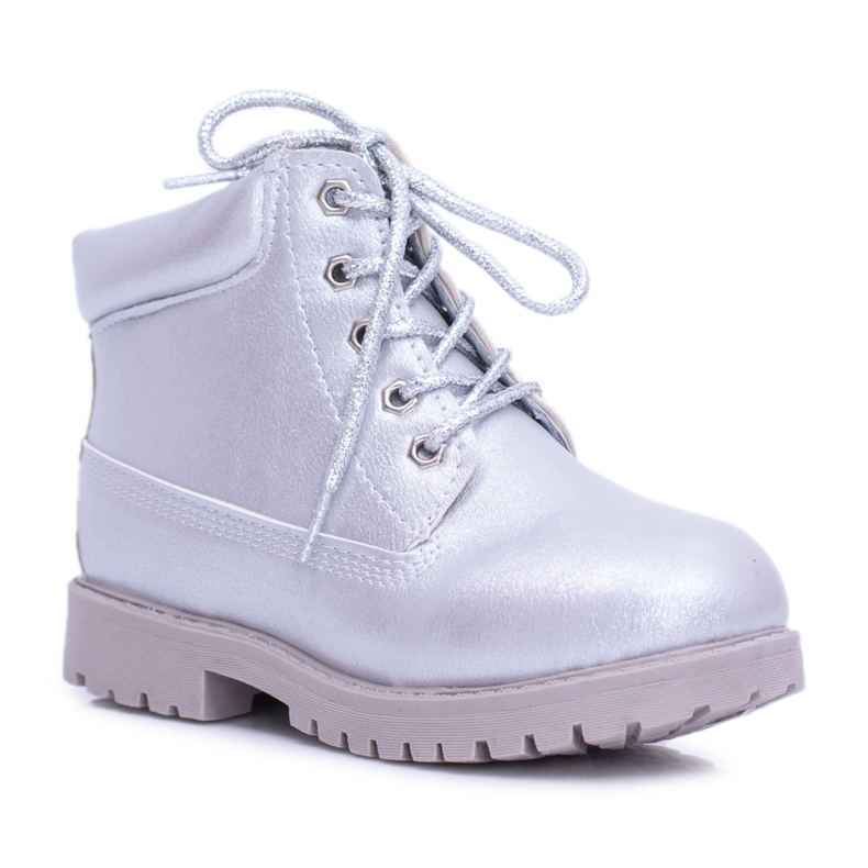 PA1 Children's Silver Insulated Trappers Dexter Boots