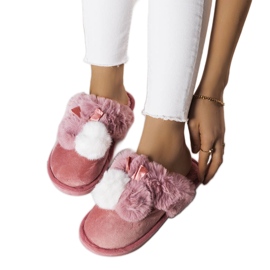 Pink Bonnet Slippers