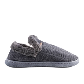 BM Men's gray Voltar slippers grey BM Men's gray Voltar slippers grey