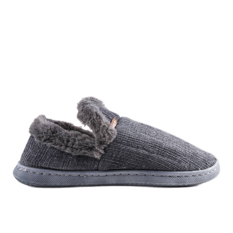 BM Men's gray Voltar slippers grey BM Men's gray Voltar slippers grey