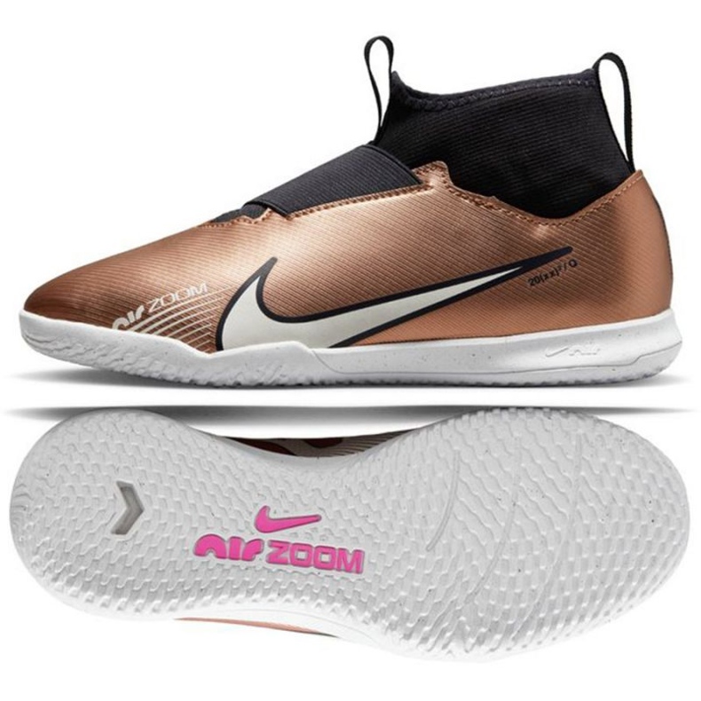 Nike Zoom Mercurial Vapor 15 Academy Qatar Ic Jr DR6050 810 football shoes brown white