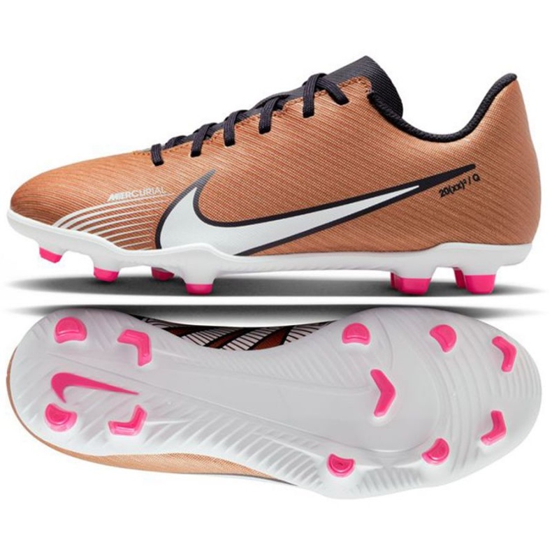 Nike Mercurial Vapor 15 Club Qatar FG/MG Jr DR6048 810 football boots brown golden