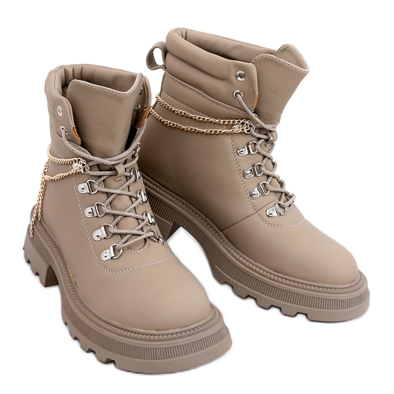 PA1 Hudson Apricot Trapper Boots beige