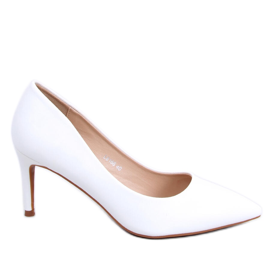 White classic deals heels