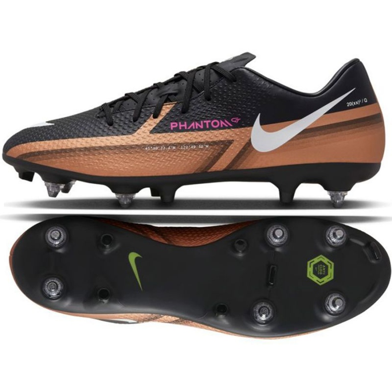 Nike Phantom GT2 Academy SG-Pro Ac M FB1445 810 football shoes brown beiges and browns Nike Phantom GT2 Academy SG-Pro Ac M FB1445 810 football shoes brown beiges and browns