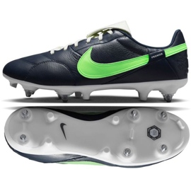 Nike Premier Iii SG-Pro Ac M AT5890 431 football shoes navy blue green Nike Premier Iii SG-Pro Ac M AT5890 431 football shoes navy blue green