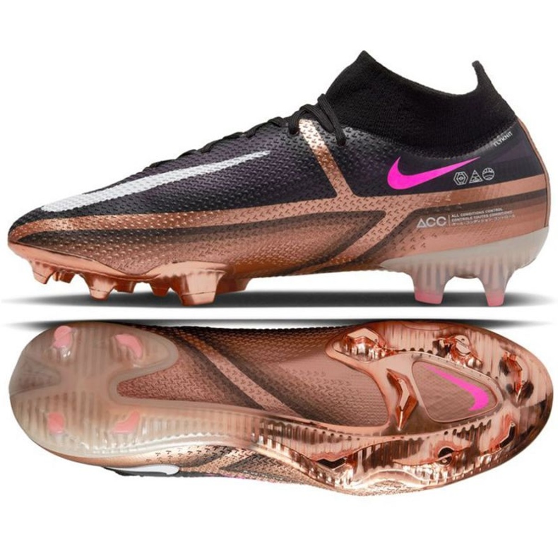 Football shoes Nike Phantom GT2 Elite Qatar Dynamic Fit Fg M DR5955 810 brown black Football shoes Nike Phantom GT2 Elite Qatar Dynamic Fit Fg M DR5955 810 brown black