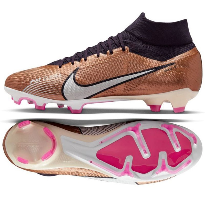 Nike Zoom Mercurial Superfly 9 Pro Qatar Fg M DR5939 810 football shoes brown golden Nike Zoom Mercurial Superfly 9 Pro Qatar Fg M DR5939 810 football shoes brown golden