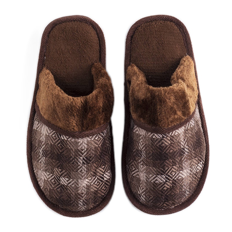 Mirem men's brown slippers