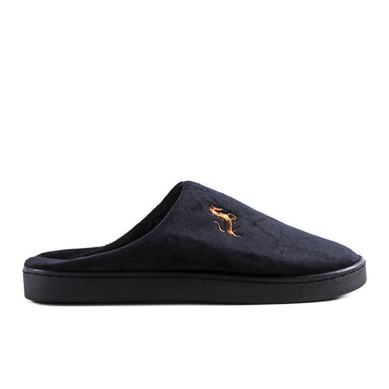 Presse men's black slippers