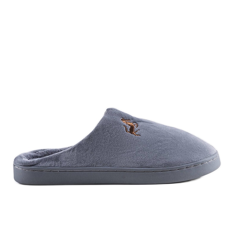 Presse men's gray slippers grey