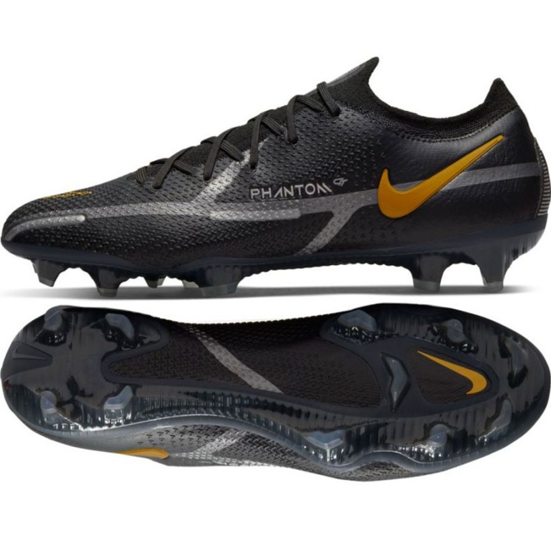 Nike Phantom GT2 Elite Fg M CZ9890 007 football shoes black black Nike Phantom GT2 Elite Fg M CZ9890 007 football shoes black black