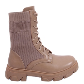 BM Workers with a Calling Khaki stretch upper beige brown BM Workers with a Calling Khaki stretch upper beige brown
