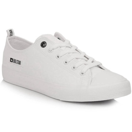 Men's sneakers made of eco leather white Big Star KK174008