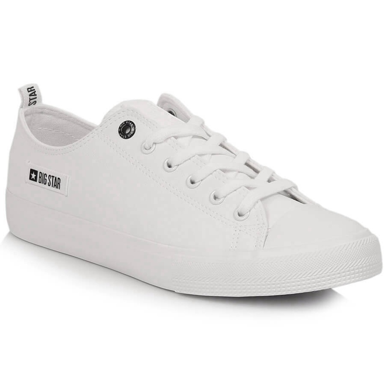 Men's sneakers made of eco leather white Big Star KK174008
