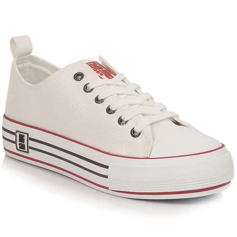 Women's sneakers on the platform white Big Star LL274180