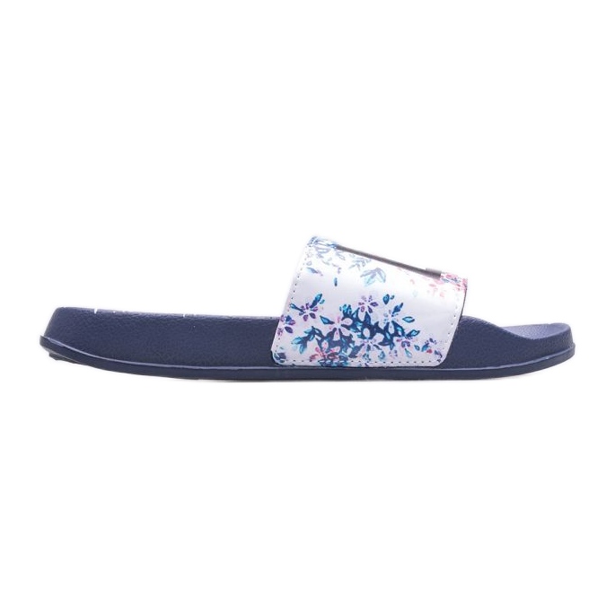 Big Star Slippers W DD274A257 white navy blue multicolored