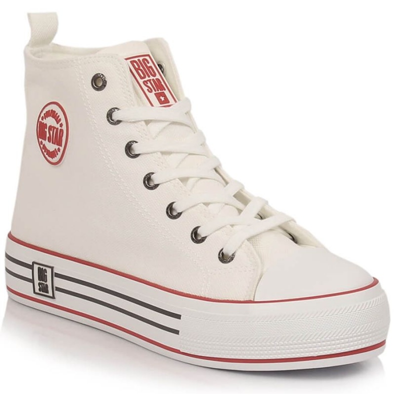 Shoes, sneakers Big Star W LL274185 INT1824A white Shoes, sneakers Big Star W LL274185 INT1824A white